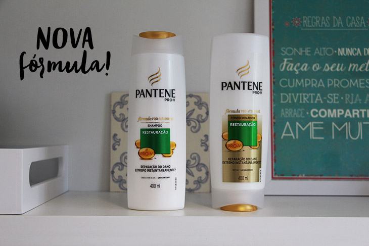 Testei: Pantene Pro-V Restauração com NOVA fórmula!