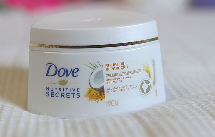 Resenha: máscara Ritual de Reparação com óleo de Coco Dove