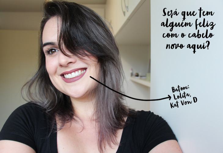 Queria dar uma mudada e pensei em cortar o cabelo, mas da última