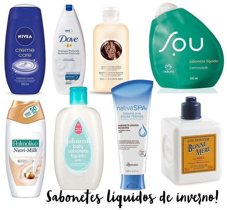 sabonetes líquido de inverno