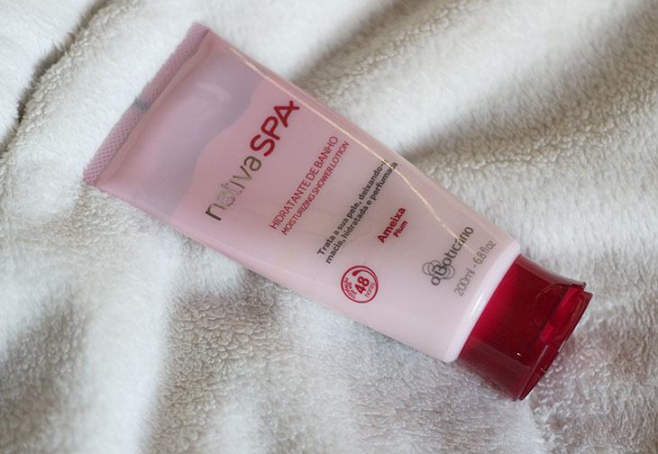 Para os dias de frio: hidratante de banho Ameixa Nativa Spa Boticário