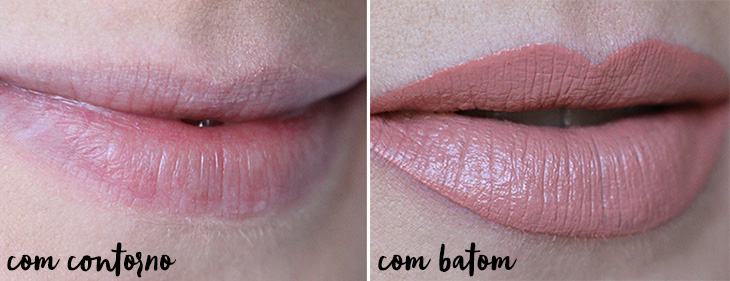lápis labial transparente