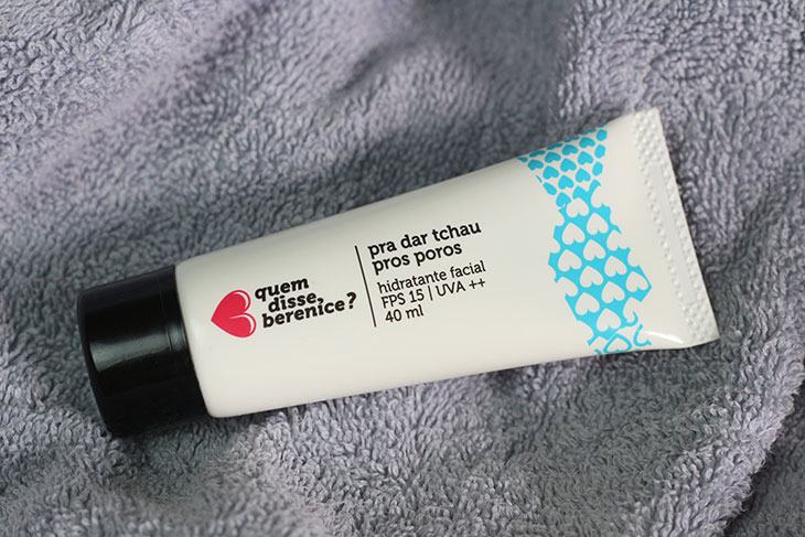 Hidratante facial pra dar tchau pros poros quem disse, berenice?