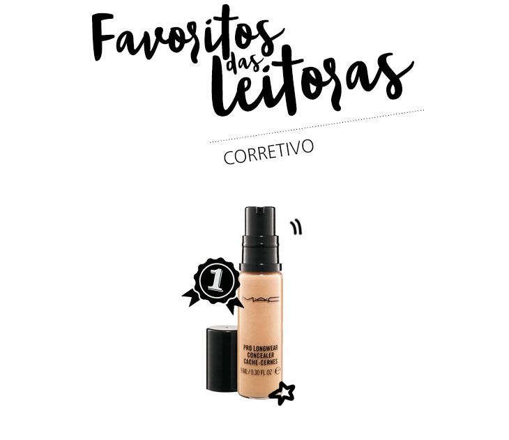 Favoritos das leitoras: corretivo!