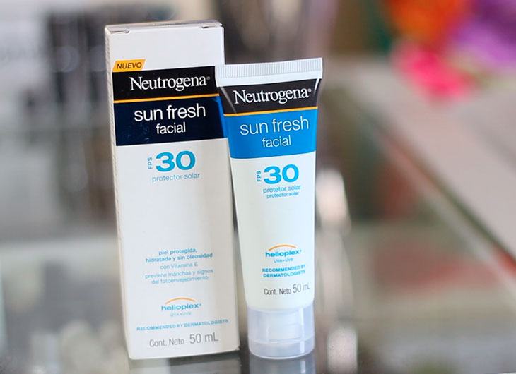Testei: protetor solar Sun Fresh Facial Neutrogena FPS30