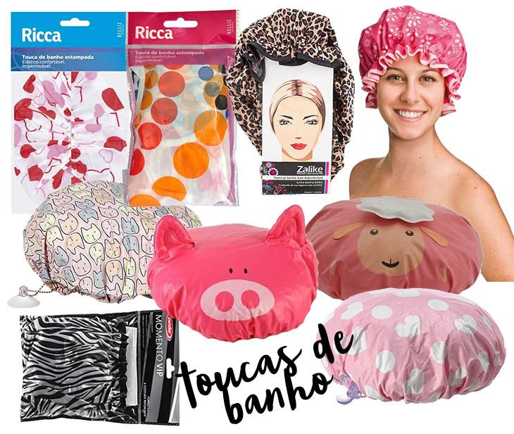 toucas de banho