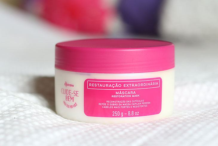 Máscara para os cabelos: Restauração Extraordinária Boticário