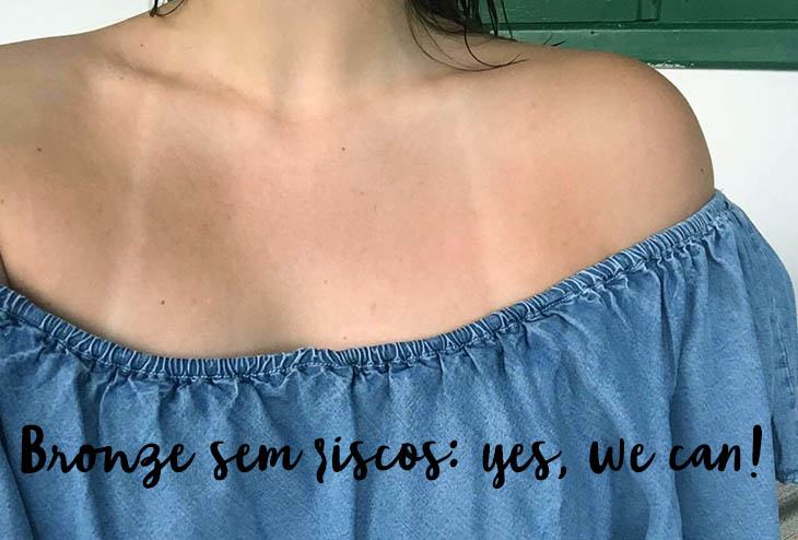 Porque eu fico vermelha e não bronzeada?