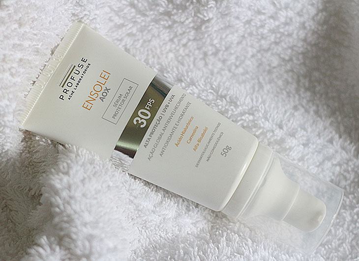 Resenha: Protetor solar facial Ensolei AOX Profuse FPS30