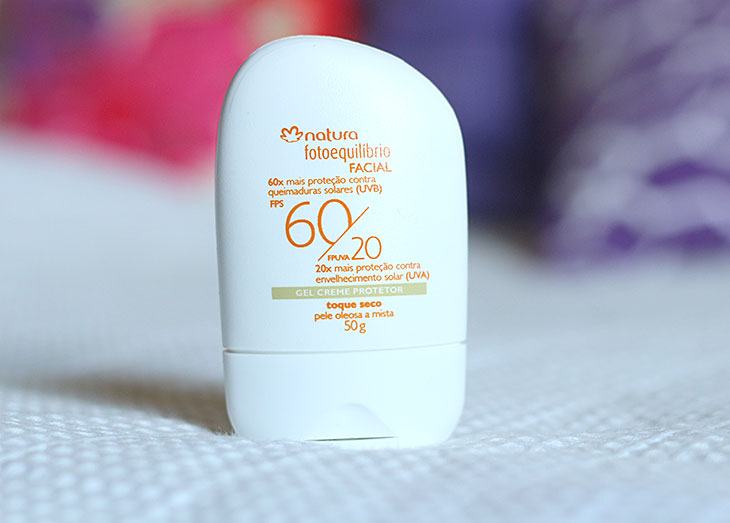 Protetor solar facial FPS 60 Natura Fotoequilíbrio