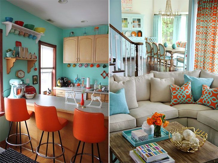 decoração coloridíssima