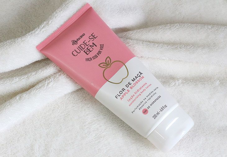 Nada de meleca: testei o Hidratante Flor de Maçã Cuide-se Bem Boticário