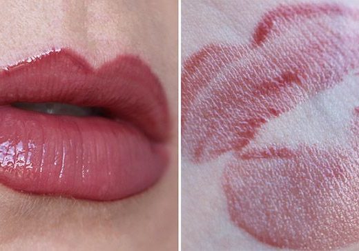 batom com acabamento gloss