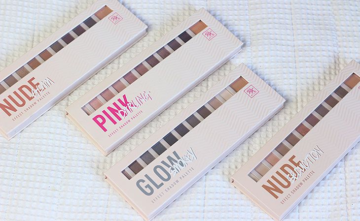 As novas paletas de sombras Nude da RK by Kiss