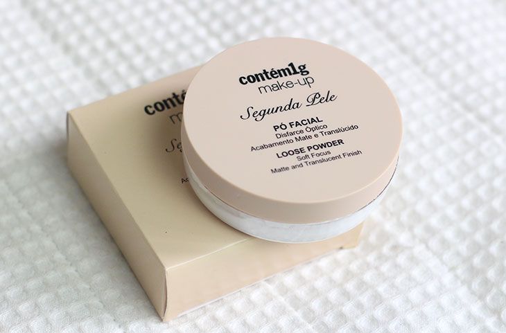 Resenha na pele oleosa: Pó facial Segunda Pele Contém1g