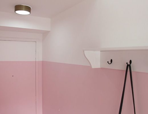 half painted wall