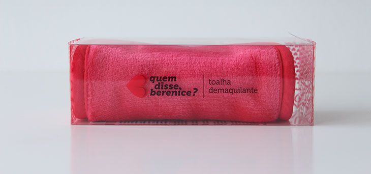 toalha demaquilante quem disse, berenice