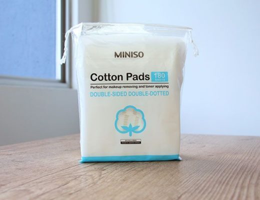 quadrados de algodão miniso