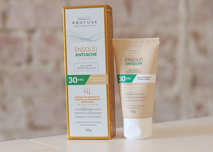 Protetor solar Ensolei Antiacne Color FPS30 Profuse