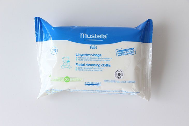 Lenços umedecidos para bebês Mustela ? testei na remoção da maquiagem!