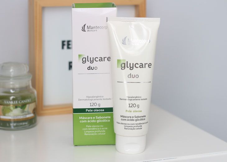 Máscara e sabonete: testei o Glycare Duo da Mantecorp