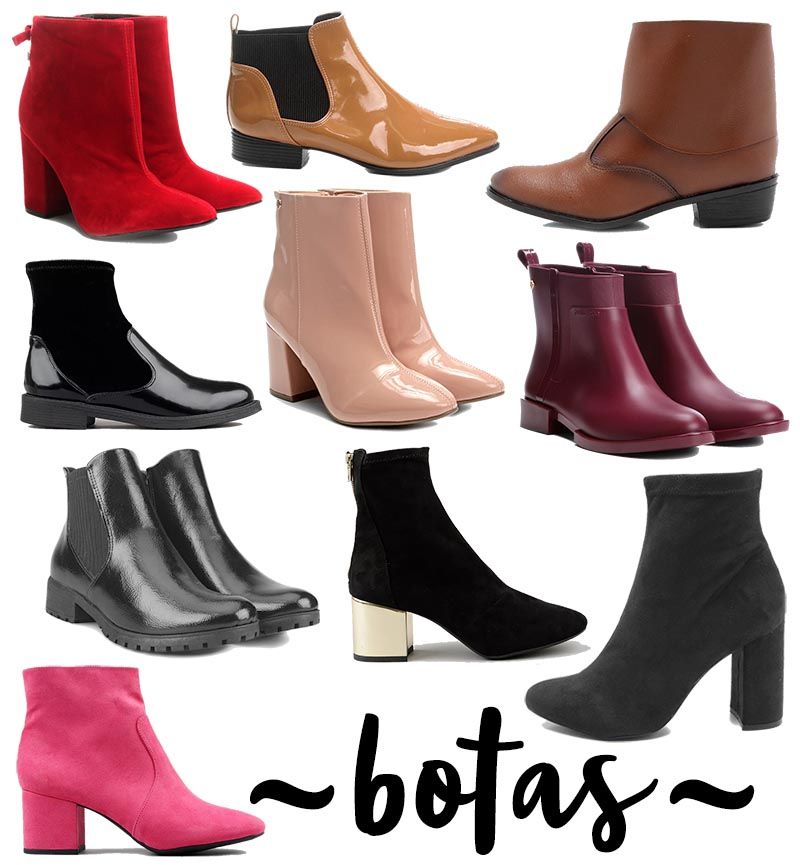 bota cano curto c&a