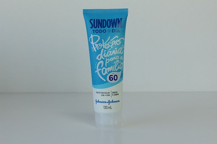 Testei: Protetor Solar Sundown Todo Dia FPS 60 Testei: Protetor Solar Sundown Todo Dia FPS 60
