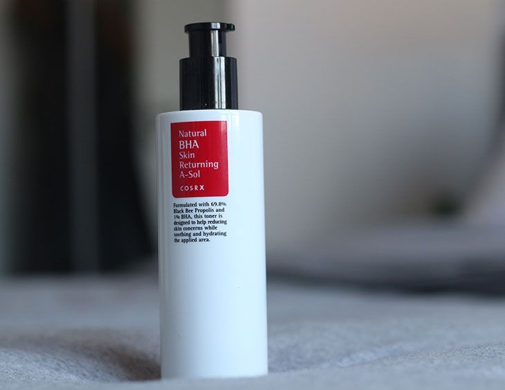 Toner para a pele oleosa: Natural BHA Returning A-Sol COSRX