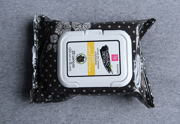Lenços de limpeza Carvão Detox RK by Kiss
