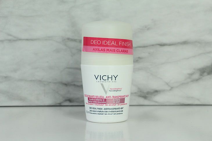 Axilas mais claras" Testei o Deo Ideal Finish, da Vichy!