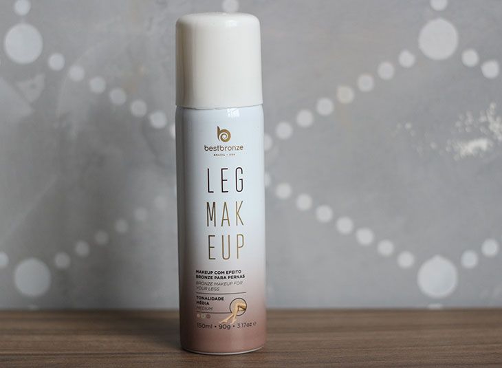 Spray de maquiagem bronzeadora para as pernas Bestbronze