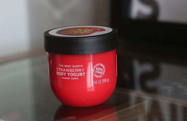 Para o verão: Yogurte corporal Morango The Body Shop
