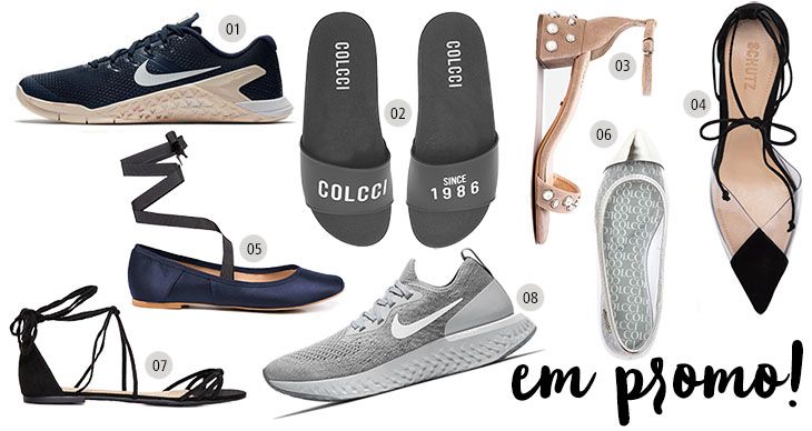 8 sapatos lindos com descontão de Black Friday!