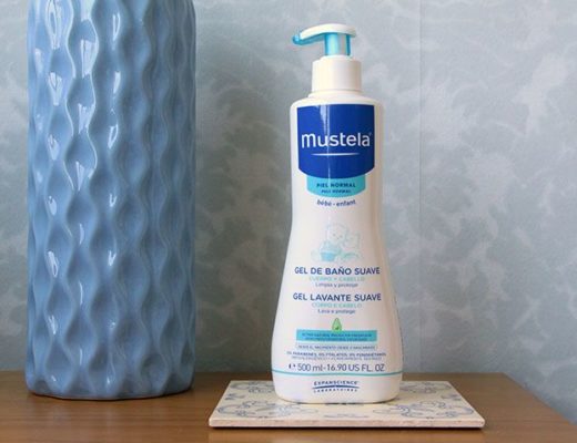 gel de banho mustela