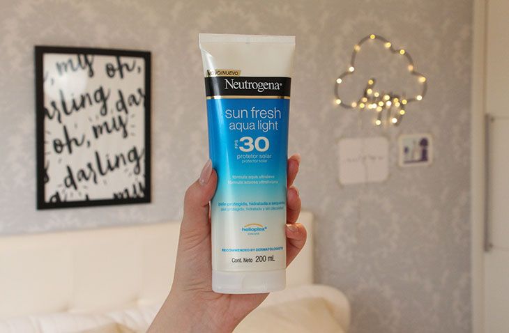 Resenha: Protetor Solar Sun Fresh Aqua Light Neutrogena FPS 30!