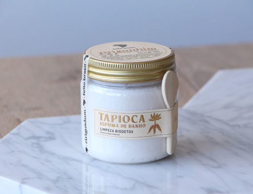 espuma de banho tapioca