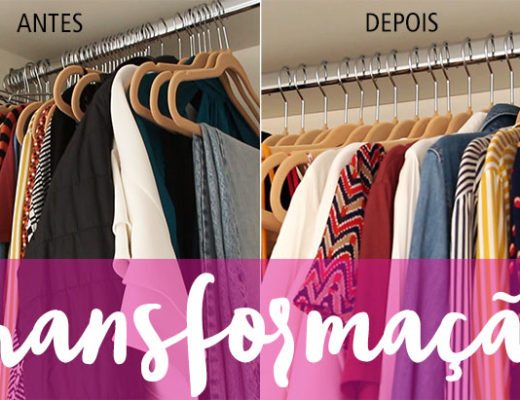 arrumação do guarda roupa
