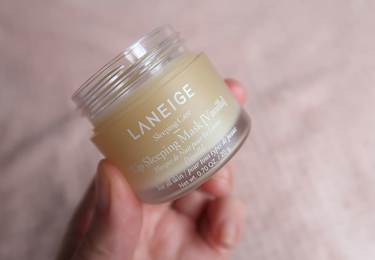 Balm potente: Lip Sleeping Mask Laneige de Baunilha