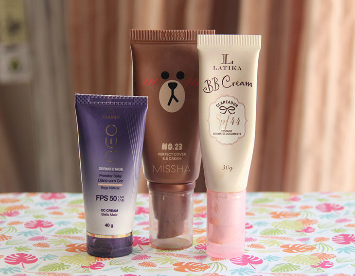 Qual o melhor BB Cream" Veja a comparação entre meus três favoritos