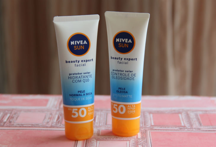 Nivea Sun Beauty Expert: os novos protetores solares FPS 50 para o rosto da marca