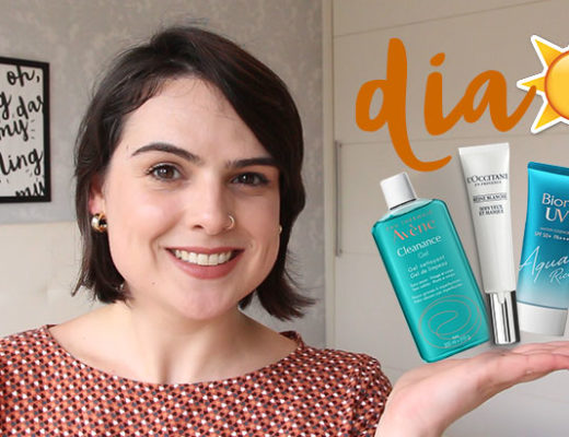 rotina diurna de skincare