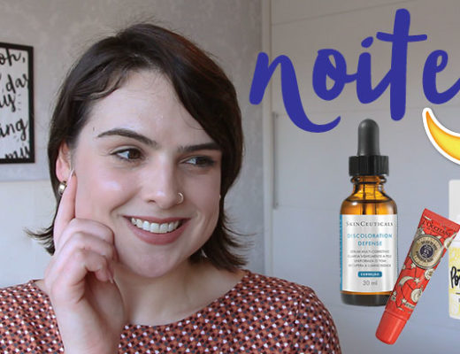 rotina noturna de skincare