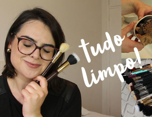 como lavar pincéis de maquiagem
