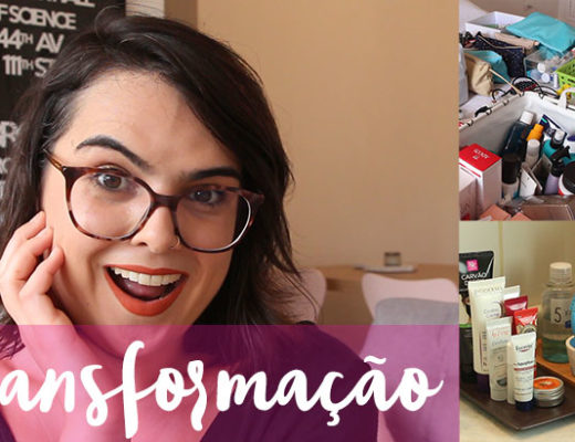 como organizar produtos de beleza