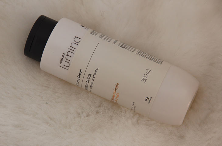 Testei: Shampoo Detox Antirresíduos da linha Lumina da Natura