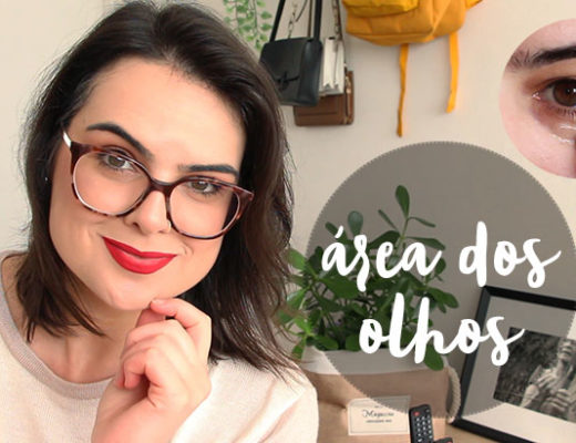 área dos olhos