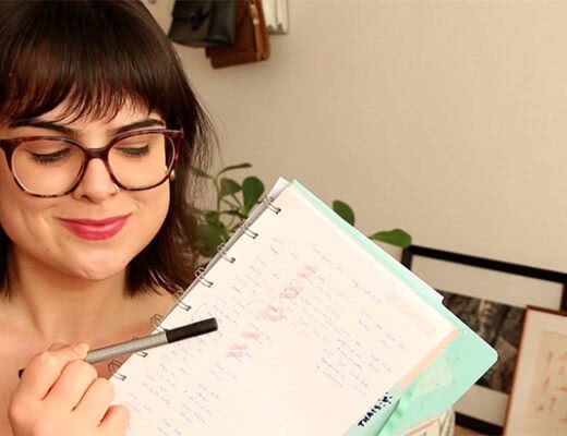 organização mensal