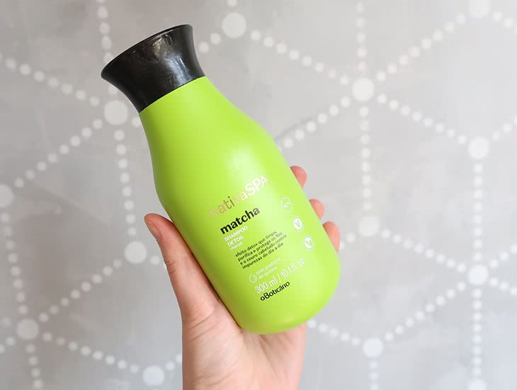 Para cabelo oleoso: shampoo Matcha Nativa Spa Boticário