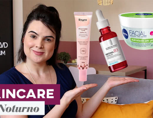 rotina de cuidados com a pele à noite