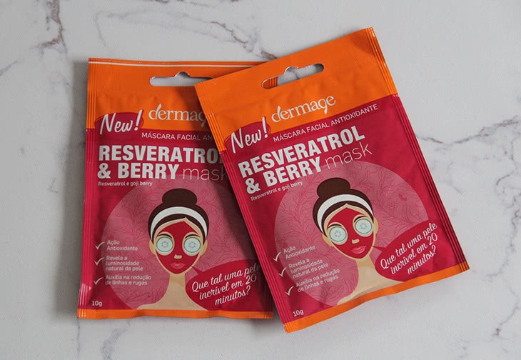 Resveratrol e Berry Mask: minha máscara facial favorita do momento